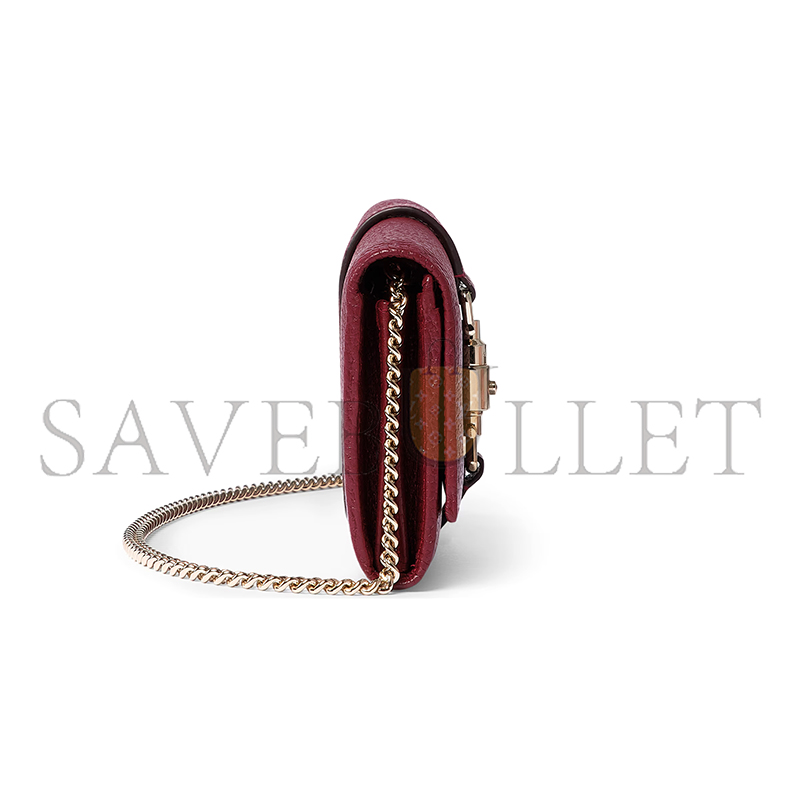 GUCCI  JACKIE 1961 WALLET ON CHAIN 652681 (19*10*3.5cm)